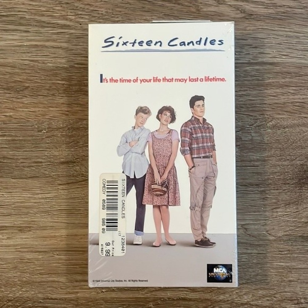 Sixteen candles movie VHS factory sealed RARE